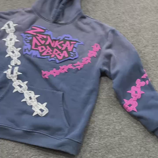 Hoodie oversize Zenkai Cobra Unchained  streetwear unisex